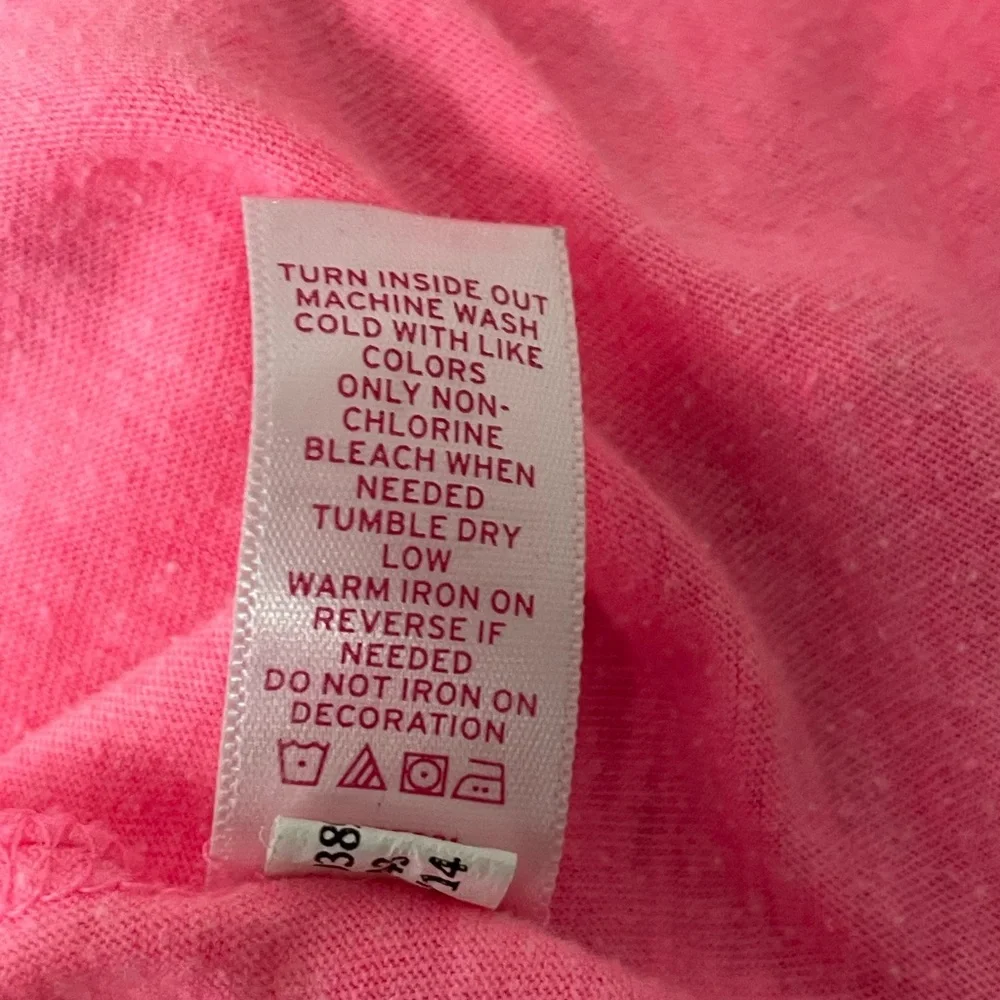 * Justice Pink Dance Top * Size 12‎ * Wild About Music *